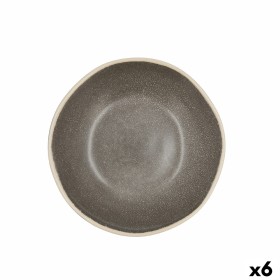 Assiette creuse Bidasoa Gio Céramique Gris 19 cm (6 Unités): Plus de 300.000 produits de grandes marques en vente directe à prix