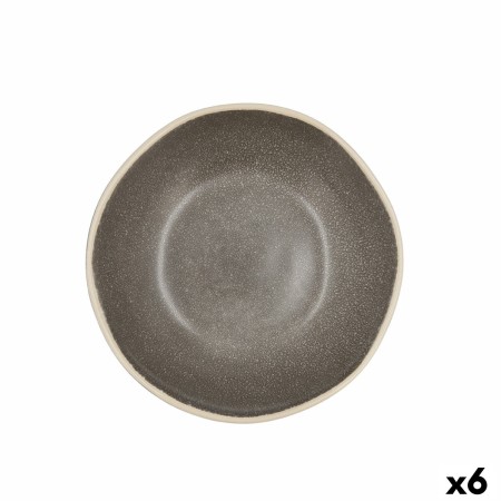 Assiette creuse Bidasoa Gio Céramique Gris 19 cm (6 Unités): Plus de 300.000 produits de grandes marques en vente directe à prix