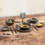 Assiette creuse Bidasoa Gio Céramique Gris 19 cm (6 Unités): Plus de 300.000 produits de grandes marques en vente directe à prix