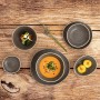 Assiette creuse Bidasoa Gio Céramique Gris 19 cm (6 Unités): Plus de 300.000 produits de grandes marques en vente directe à prix