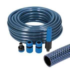 Jeu de tuyaux avec accessoires EDM 74098 5/8 20 mm x 15 m Bleu (15 m): Plus de 300.000 produits de grandes marques en vente dire