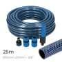 Jeu de tuyaux avec accessoires EDM 74099 5/8 20 mm x 25 m Bleu (25 m): Plus de 300.000 produits de grandes marques en vente dire