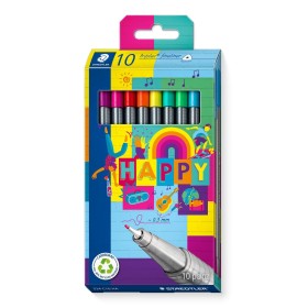 Ensemble de Marqueurs Staedtler Triplus Fineliner 334 10 Pièces Multicouleur: Plus de 300.000 produits de grandes marques en ven