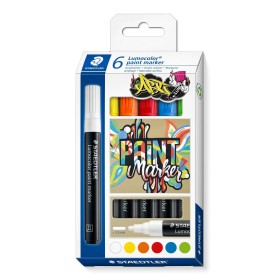 Ensemble de Marqueurs Staedtler Lumocolor 349 6 Pièces Multicouleur: Plus de 300.000 produits de grandes marques en vente direct
