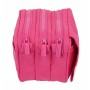 Trousse Fourre-Tout Triple Benetton Raspberry 21,5 x 10 x 8 cm Fuchsia: Plus de 300.000 produits de grandes marques en vente dir