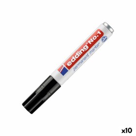 Marqueur permanent Edding Nº 1 Noir (10 Unités): Plus de 300.000 produits de grandes marques en vente directe à prix usine sur c