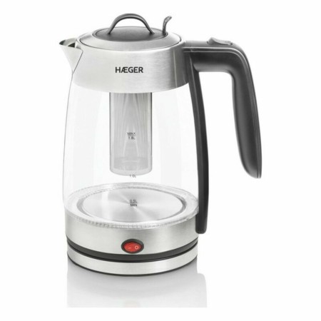 Bouilloire et Théière Haeger EK-22F.020A Blanc Acier inoxydable 2200 W: Plus de 300.000 produits de grandes marques en vente dir
