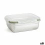 Boîte à lunch hermétique Bidasoa Theo Rectangulaire 1,8 L 23 x 18 x 8 cm Métal (6 Unités): Plus de 300.000 produits de grandes m