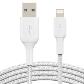 Câble USB vers Lightning Belkin CAA002BT2MWH 2 m Blanc: Plus de 300.000 produits de grandes marques en vente directe à prix usin