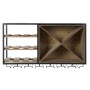 Range Bouteilles DKD Home Decor 80 x 24 x 44 cm Sapin Naturel Noir Métal Marron Bois MDF: Plus de 300.000 produits de grandes ma