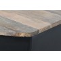 Meuble d'Appoint DKD Home Decor BAR Blanc Marron Noir Aluminium Fer Bois de manguier 157 x 52 x 90 cm: Plus de 300.000 produits 