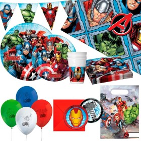 Set d'articles de fête The Avengers 66 Pièces: Plus de 300.000 produits de grandes marques en vente directe à prix usine sur cad