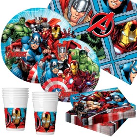 Set d'articles de fête The Avengers 89 Pièces: Plus de 300.000 produits de grandes marques en vente directe à prix usine sur cad