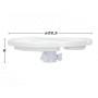 Table Aktive Parasol 29,5 x 8 x 29,5 cm polypropylène (12 Unités): Plus de 300.000 produits de grandes marques en vente directe 