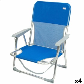 Chaise Pliante Aktive Gomera Bleu 44 x 72 x 35 cm (4 Unités): Plus de 300.000 produits de grandes marques en vente directe à pri