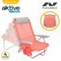 Chaise Pliante avec Repose-Tête Aktive Flamingo Corail 51 x 76 x 45 cm (2 Unités): Plus de 300.000 produits de grandes marques e