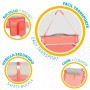 Chaise Pliante avec Repose-Tête Aktive Flamingo Corail 51 x 76 x 45 cm (2 Unités): Plus de 300.000 produits de grandes marques e