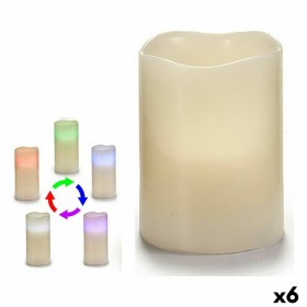 Bougie LED Blanc 7,5 x 10 x 7,5 cm (6 Unités): Plus de 300.000 produits de grandes marques en vente directe à prix usine sur cad