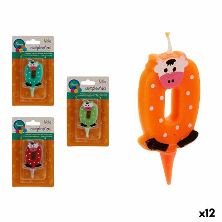 Bougie Anniversaire animaux Numéro 0 (12 Unités): Plus de 300.000 produits de grandes marques en vente directe à prix usine sur 