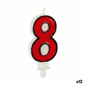 Bougie Anniversaire Numéro 8 (12 Unités): Plus de 300.000 produits de grandes marques en vente directe à prix usine sur cadeaufo