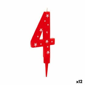 Bougie Anniversaire Numéro 4 (12 Unités): Plus de 300.000 produits de grandes marques en vente directe à prix usine sur cadeaufo