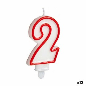 Bougie Numéro 2 Anniversaire (12 Unités): Plus de 300.000 produits de grandes marques en vente directe à prix usine sur cadeaufo