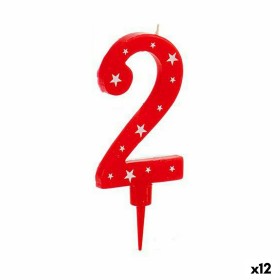 Bougie Anniversaire Numéro 2 (12 Unités): Plus de 300.000 produits de grandes marques en vente directe à prix usine sur cadeaufo
