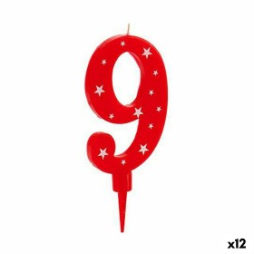Bougie Anniversaire Numéro 9 (12 Unités): Plus de 300.000 produits de grandes marques en vente directe à prix usine sur cadeaufo