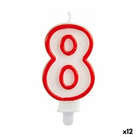 Bougie Anniversaire Numéro 8 (12 Unités): Plus de 300.000 produits de grandes marques en vente directe à prix usine sur cadeaufo