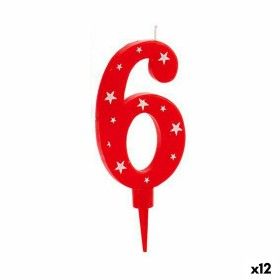 Bougie Anniversaire Numéro 6 (12 Unités): Plus de 300.000 produits de grandes marques en vente directe à prix usine sur cadeaufo