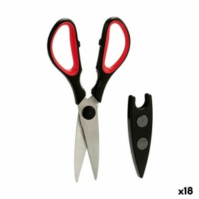 Ciseaux Kinvara 41896 Noir Rouge Acier Caoutchouc polypropylène 21 x 8 x 1 cm Cuisine (18 Unités): Plus de 300.000 produits de g