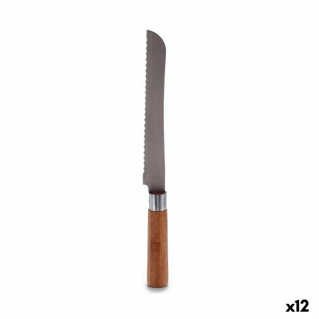 Couteau dentelé Kinvara KT116042B Bambou Acier inoxydable 2,8 x 2,5 x 32 cm (12 Unités): Plus de 300.000 produits de grandes mar