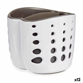 Porte-éponges pour Evier Kinvara CC14373-1 Polyéthylène polystyrène 9,7 x 8,5 x 9,7 cm Double (12 Unités): Plus de 300.000 produ