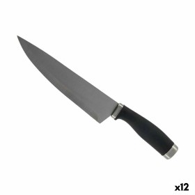 Couteau de cuisine Kinvara KT11-5603-01 Noir Argenté Acier inoxydable Plastique 5 x 2 x 33 cm (12 Unités): Plus de 300.000 produ