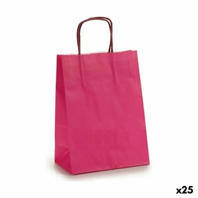 Sac en papier Pincello 18242 Rose 18 x 8 x 31 cm (25 Unités): Plus de 300.000 produits de grandes marques en vente directe à pri
