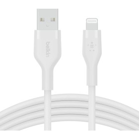 Câble USB vers Lightning Belkin CAA008BT2MWH 2 m Blanc: Plus de 300.000 produits de grandes marques en vente directe à prix usin