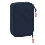 Plumier double Munich Flash Blue marine 12.5 x 19.5 x 4 cm (28 Pièces): Plus de 300.000 produits de grandes marques en vente dir