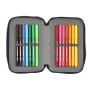 Plumier double Munich Flash Blue marine 12.5 x 19.5 x 4 cm (28 Pièces): Plus de 300.000 produits de grandes marques en vente dir