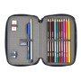 Plumier double Munich Flash Blue marine 12.5 x 19.5 x 4 cm (28 Pièces): Plus de 300.000 produits de grandes marques en vente dir