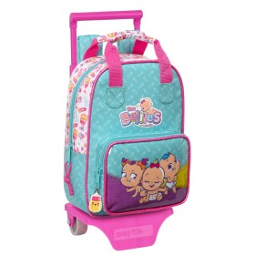 Cartable à roulettes The Bellies 20 x 28 x 8 cm Violet Turquoise Blanc: Plus de 300.000 produits de grandes marques en vente dir