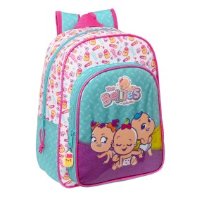 Cartable The Bellies 26 x 34 x 11 cm Violet Turquoise Blanc: Plus de 300.000 produits de grandes marques en vente directe à prix