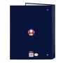 Reliure à anneaux Super Mario 26.5 x 33 x 4 cm Blue marine A4: Plus de 300.000 produits de grandes marques en vente directe à pr