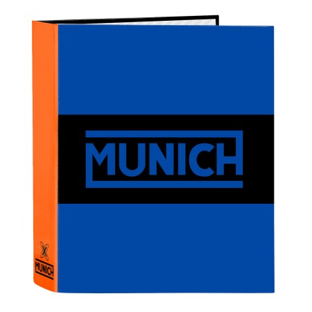 Reliure à anneaux Munich Submarine Bleu électrique A4 27 x 33 x 6 cm: Plus de 300.000 produits de grandes marques en vente direc