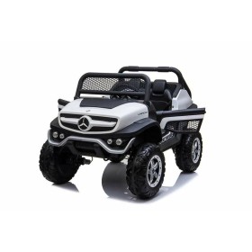 Voiture électrique pour enfants Mercedes Benz Unimog Blanc 12 V: Plus de 300.000 produits de grandes marques en vente directe à 