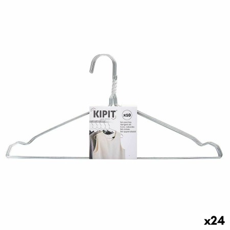 Jeu de porte-manteaux Kipit HD092803 Argenté Métal 40 x 1 x 20 cm (24 Unités): Plus de 300.000 produits de grandes marques en ve