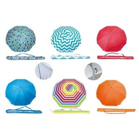 Parasol Protection contre les UV Ø 180 cm Polinylon 8 Tiges Fer: Plus de 300.000 produits de grandes marques en vente directe à 