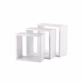 Etagères 5five Simply Smart Blanc Bois MDF Cubes 3 Pièces: Plus de 300.000 produits de grandes marques en vente directe à prix u