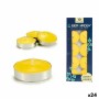 Ensemble de Bougies Ibergarden HL-1010CIT Jaune Métal Cire Citronnelle (24 Unités): Plus de 300.000 produits de grandes marques 