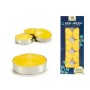 Ensemble de Bougies Ibergarden HL-1010CIT Jaune Métal Cire Citronnelle (24 Unités): Plus de 300.000 produits de grandes marques 