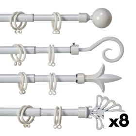 Tringle à Rideau Extensible 170 - 320 cm Blanc Fer (8 Unités): Plus de 300.000 produits de grandes marques en vente directe à pr